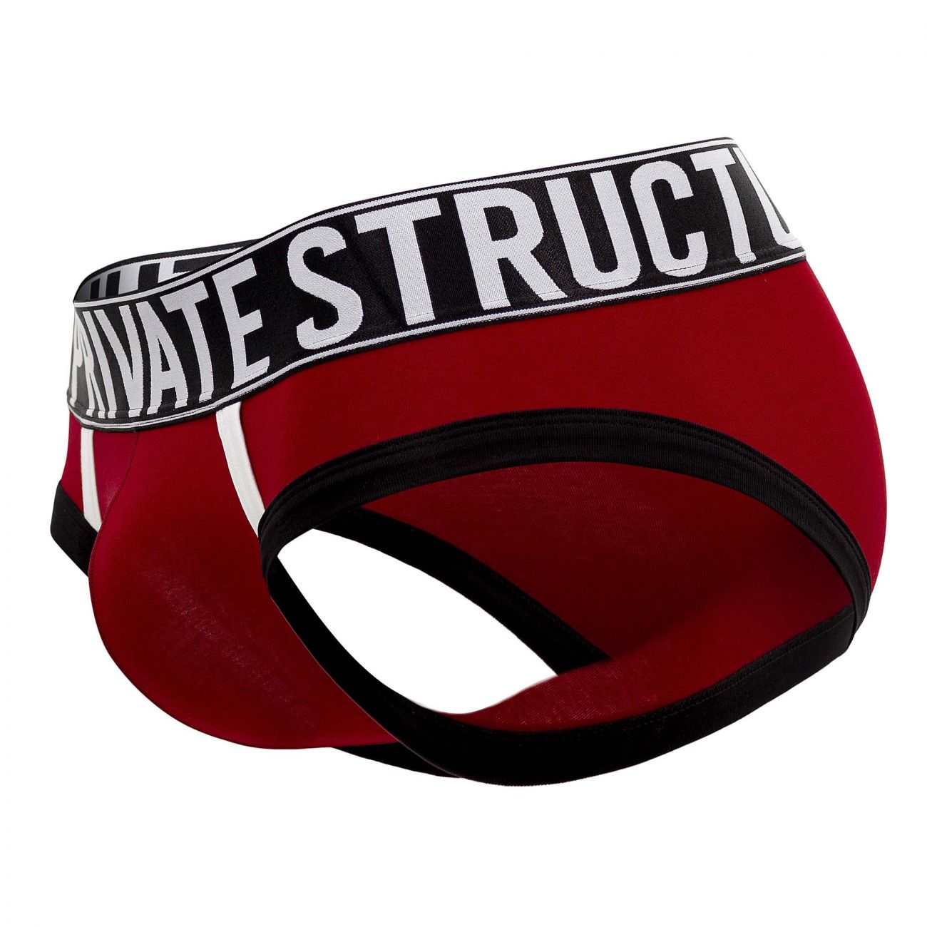 Private Structure BAUX4186 Athlete Mini Briefs Red