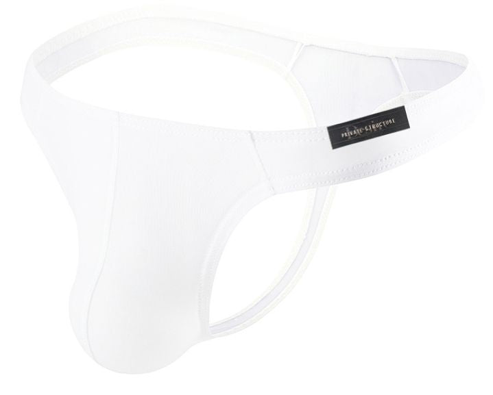 Private Structure DGEMU3545BT Desire Glaze Thong White