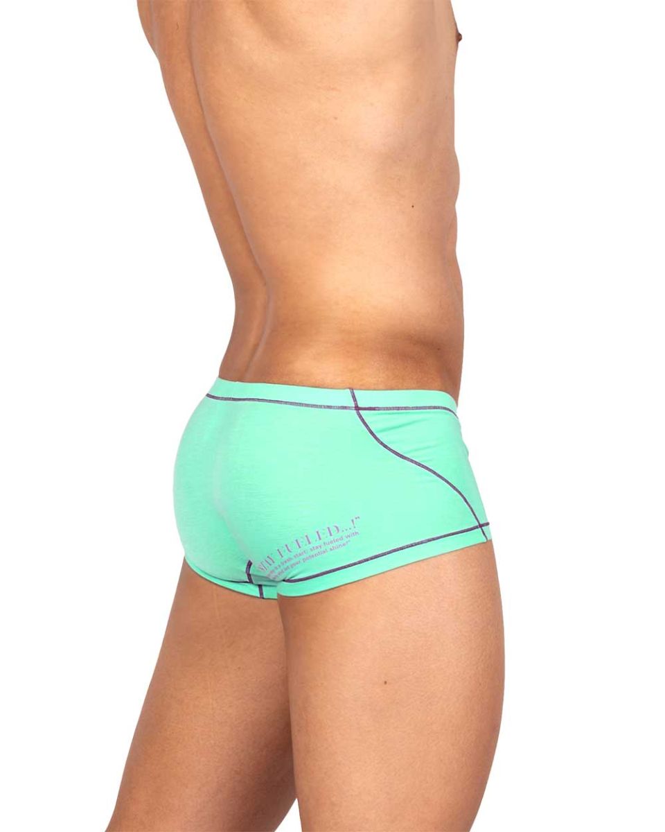 Private Structure EPUS4570 Prime Elysian Hipster Trunks Cyan