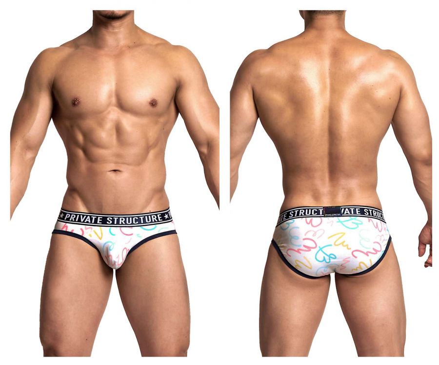 Private Structure EPUX4187 Pride Mini Briefs White