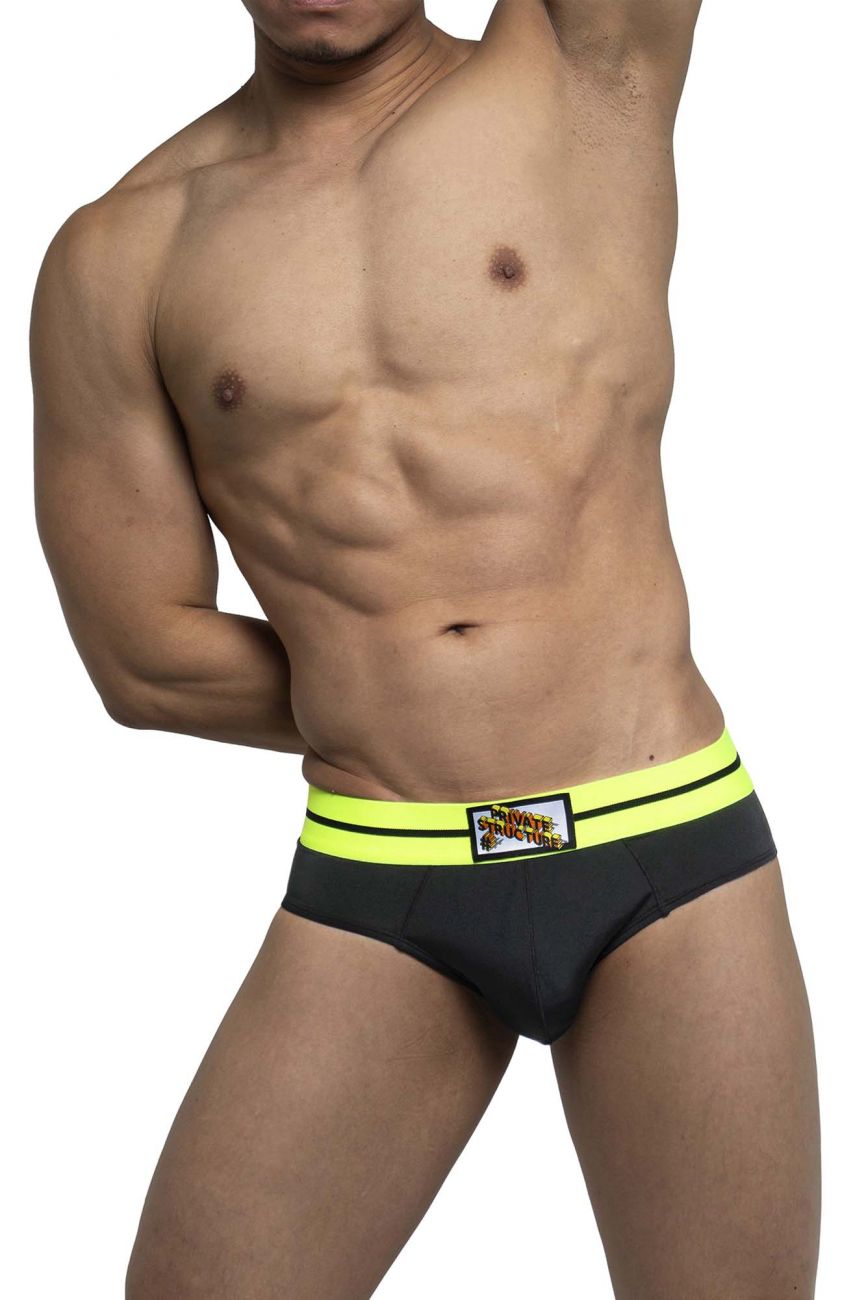 Private Structure MMUX4179 Micro Maniac Mini Briefs Black