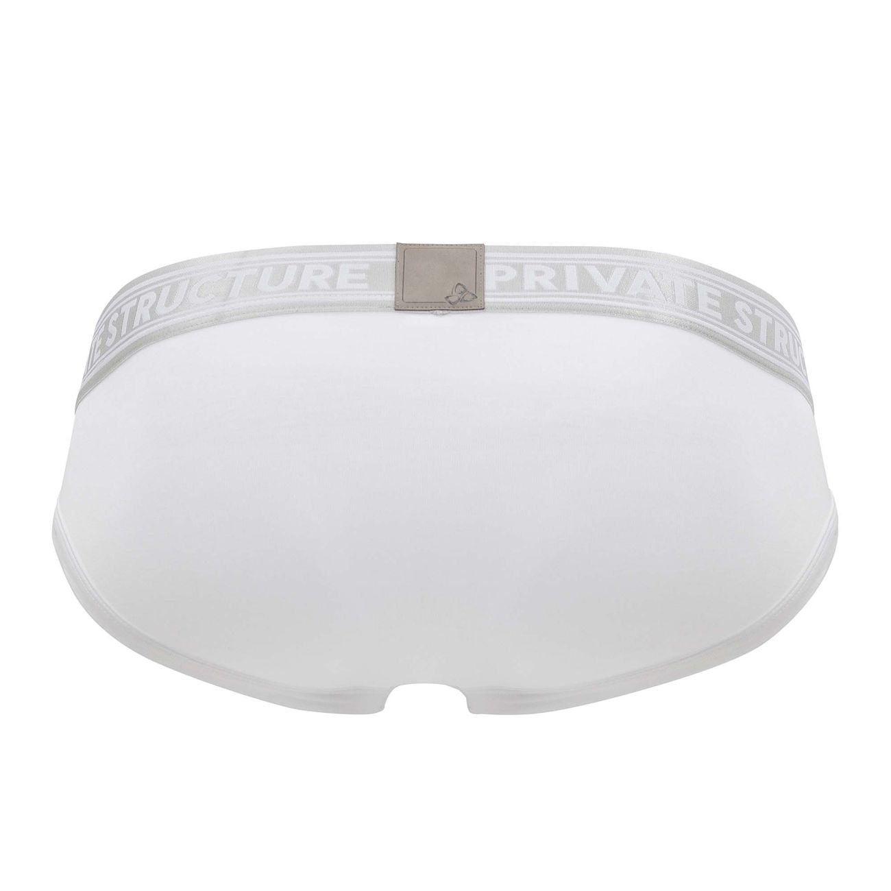 Private Structure PBUT4378 Bamboo Mid Waist Mini Briefs Bright White