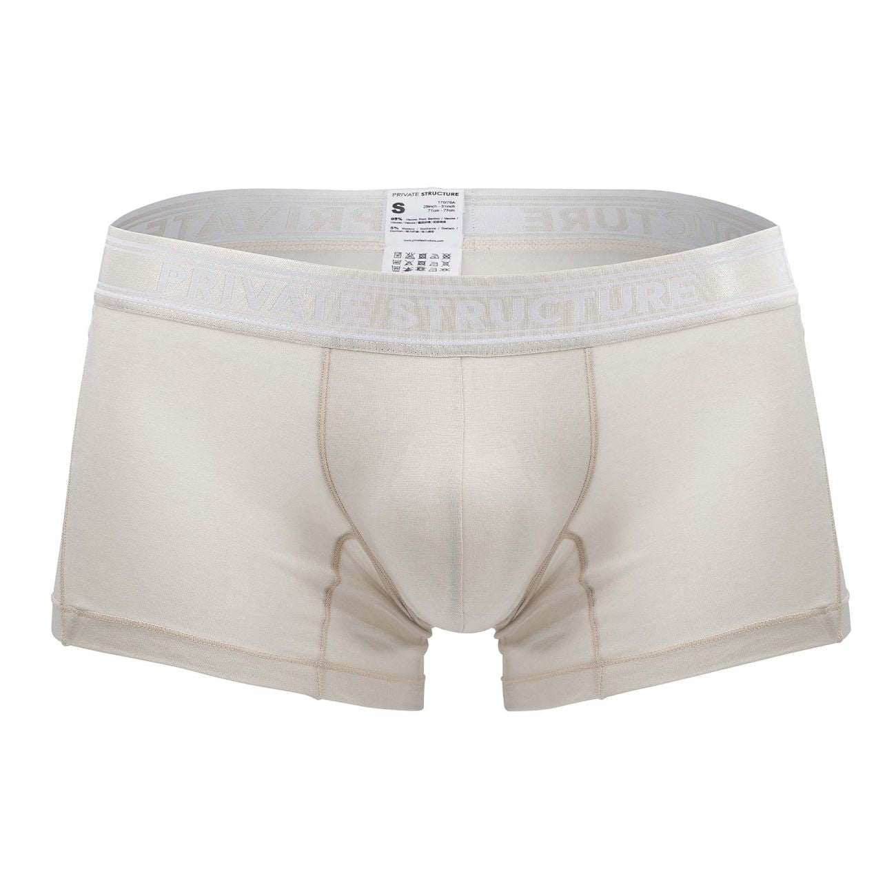 Private Structure PBUT4379 Bamboo Mid Waist Trunks Bleached Sand