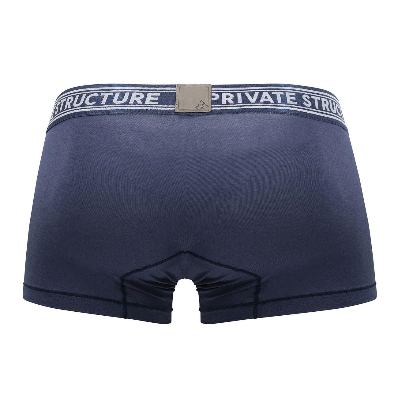 Private Structure PBUT4379 Bamboo Mid Waist Trunks Citadel Blue