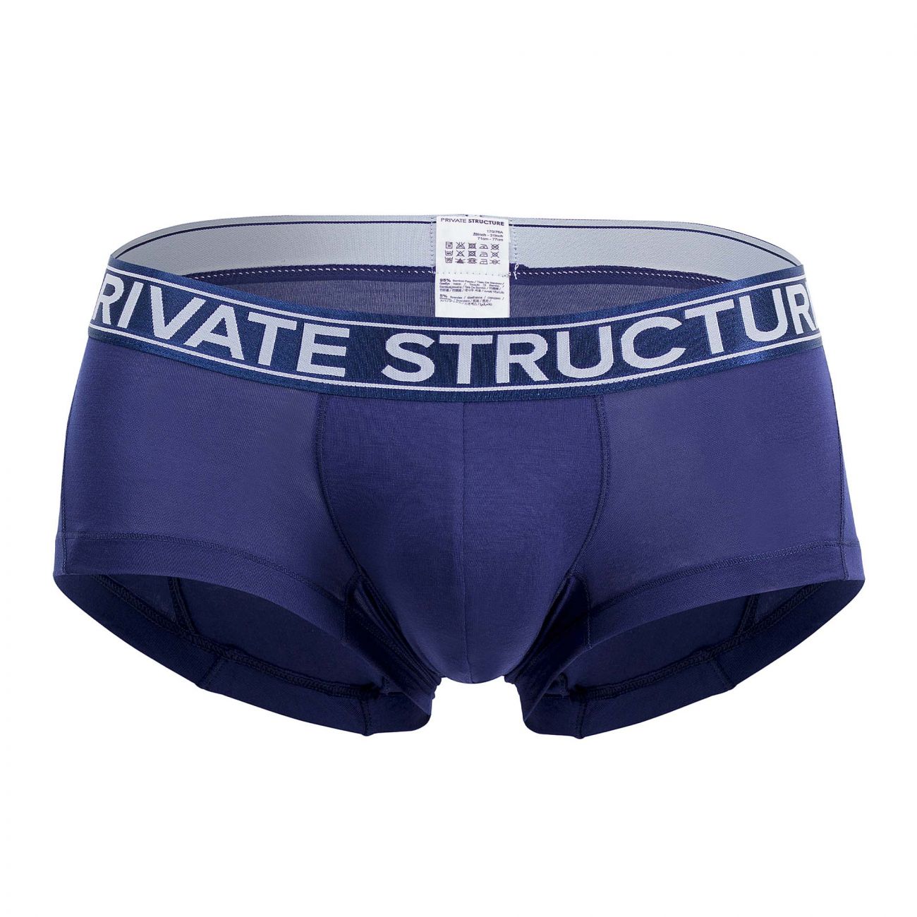 Private Structure PBUX4073 Platinum Bamboo Trunks Midnight Navy