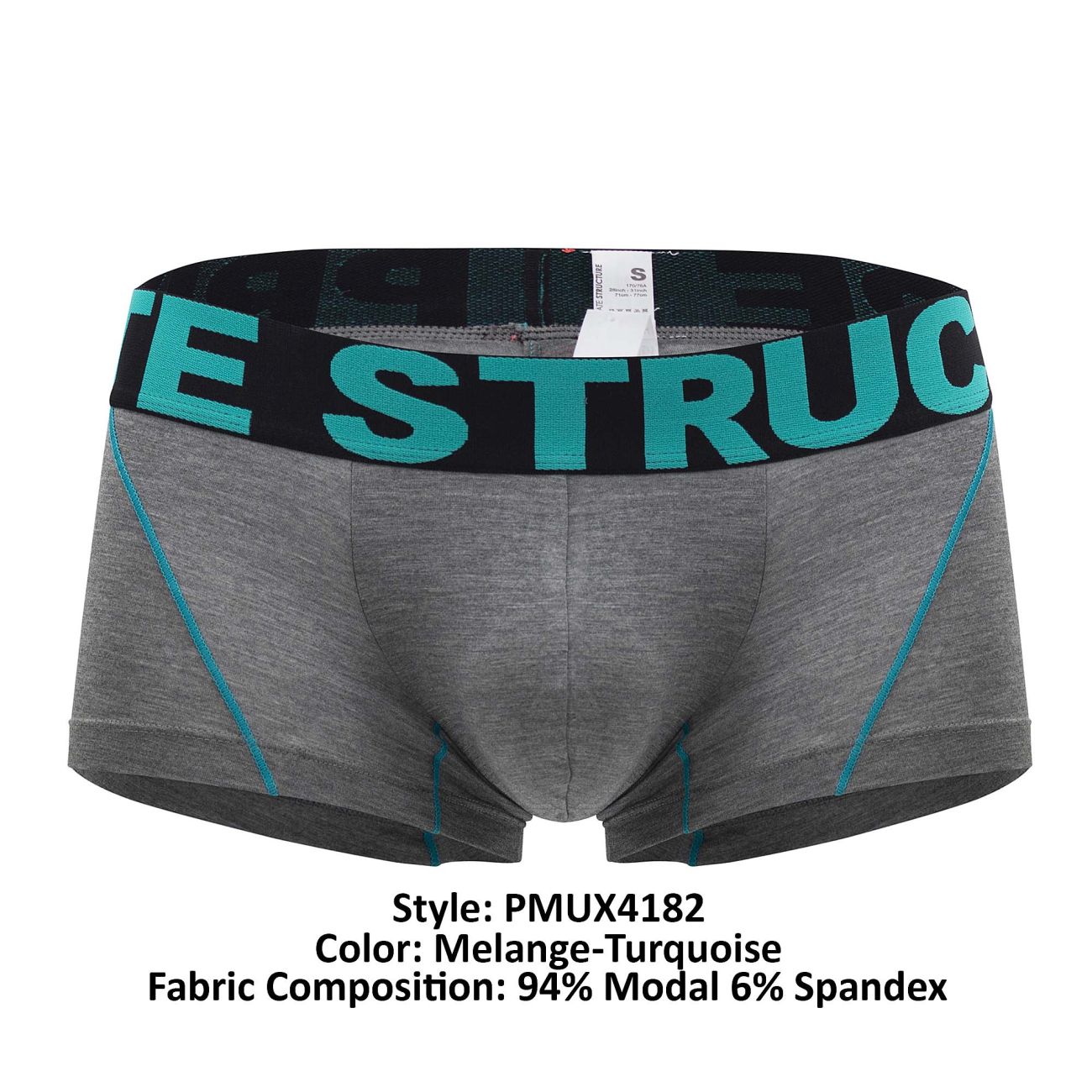 Private Structure PMUX4182 Modality Trunks Melange Turquoise