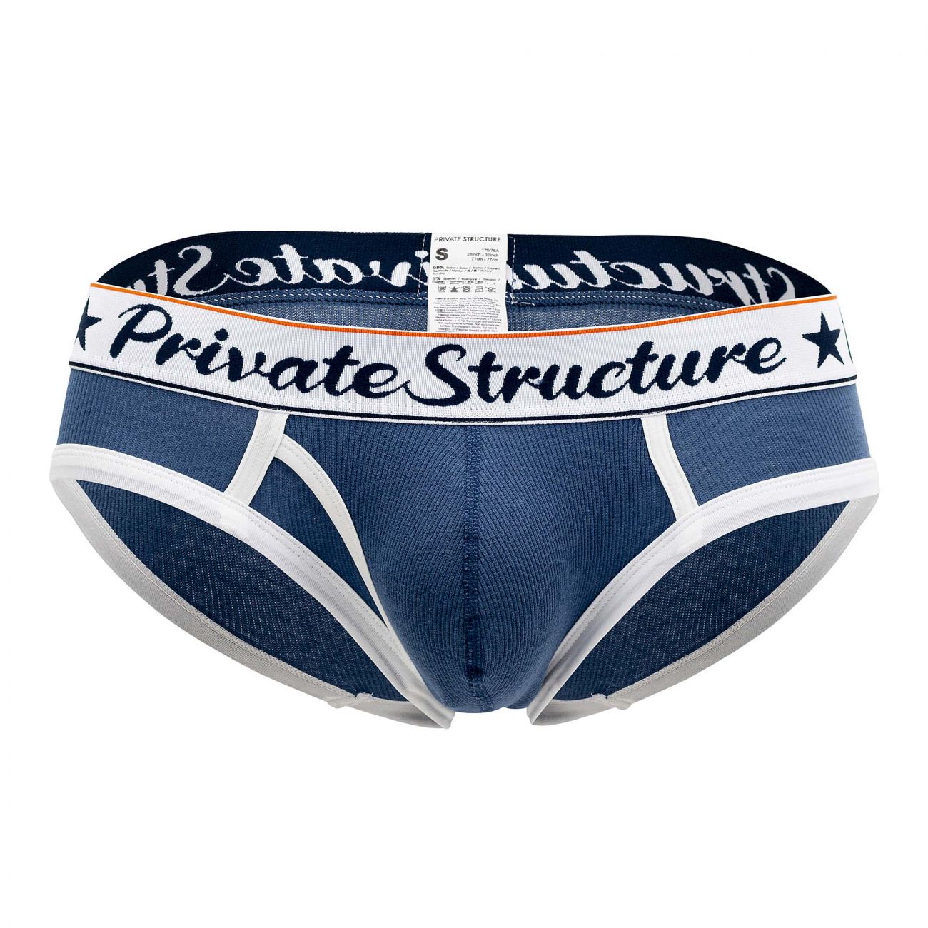 Private Structure SCUX4069 Classic Mini Briefs Blue Denim