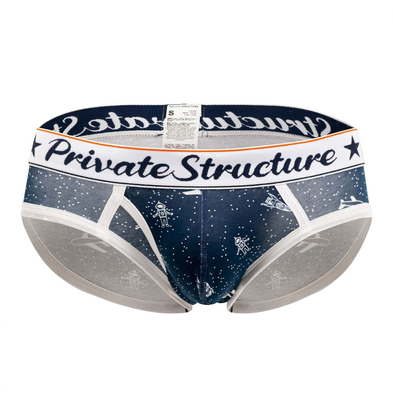 Private Structure SCUX4189 Classic Mini Briefs Bird Navy