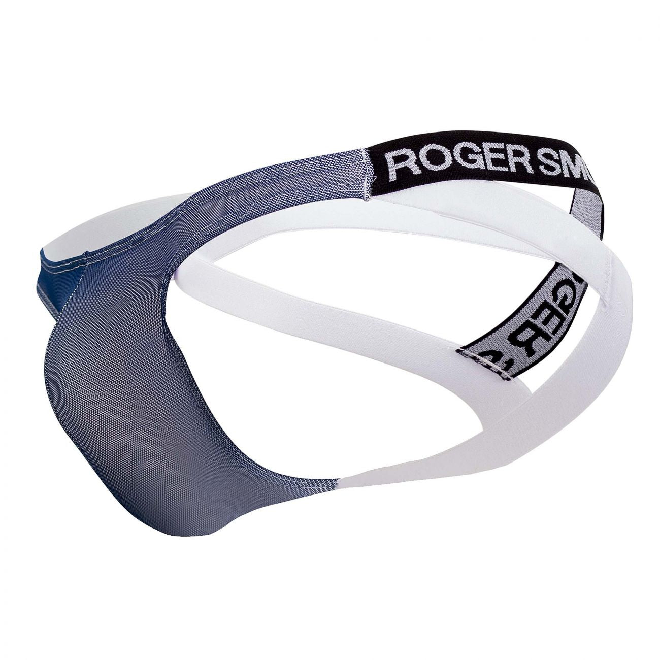 Roger Smuth RS018 Male Strappy Back Jockstrap Blue