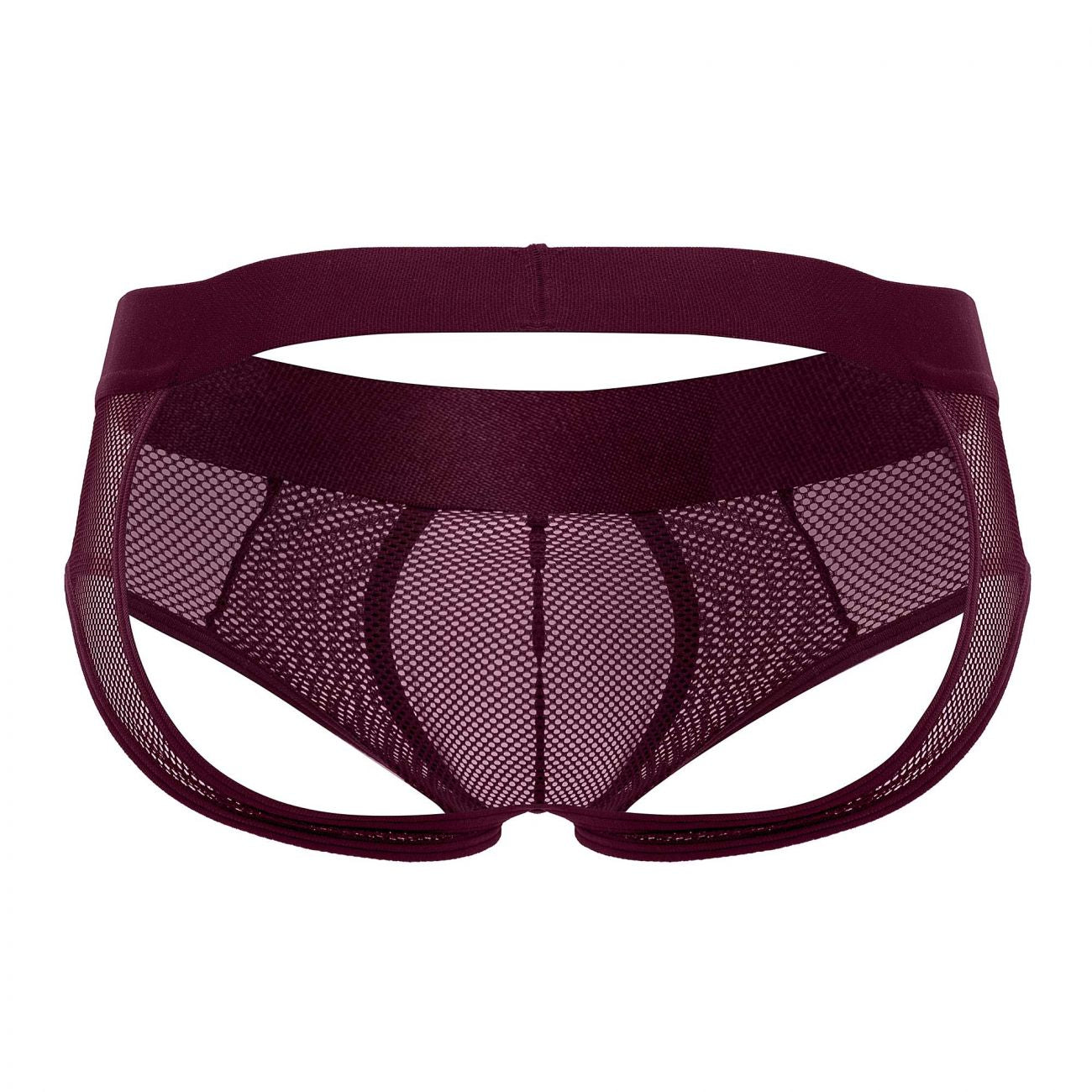Roger Smuth RS039 Mens Underwear Jockstrap Burgundy