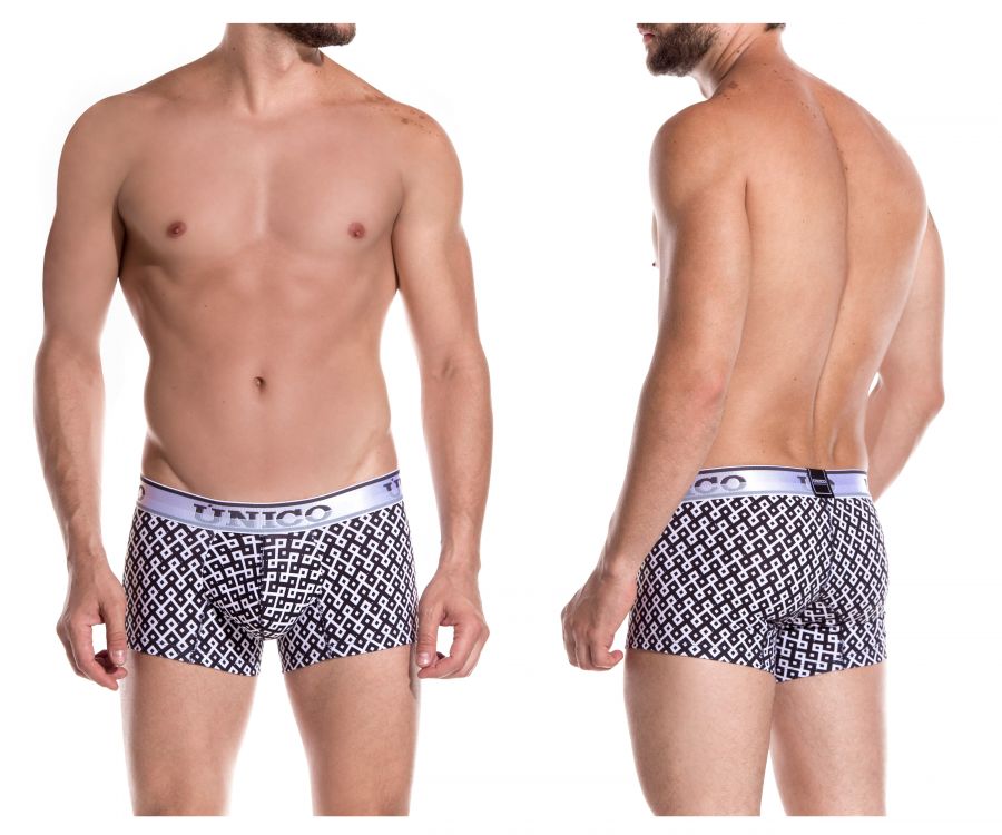 Unico 1902010010352 Trunks Realism Black-White