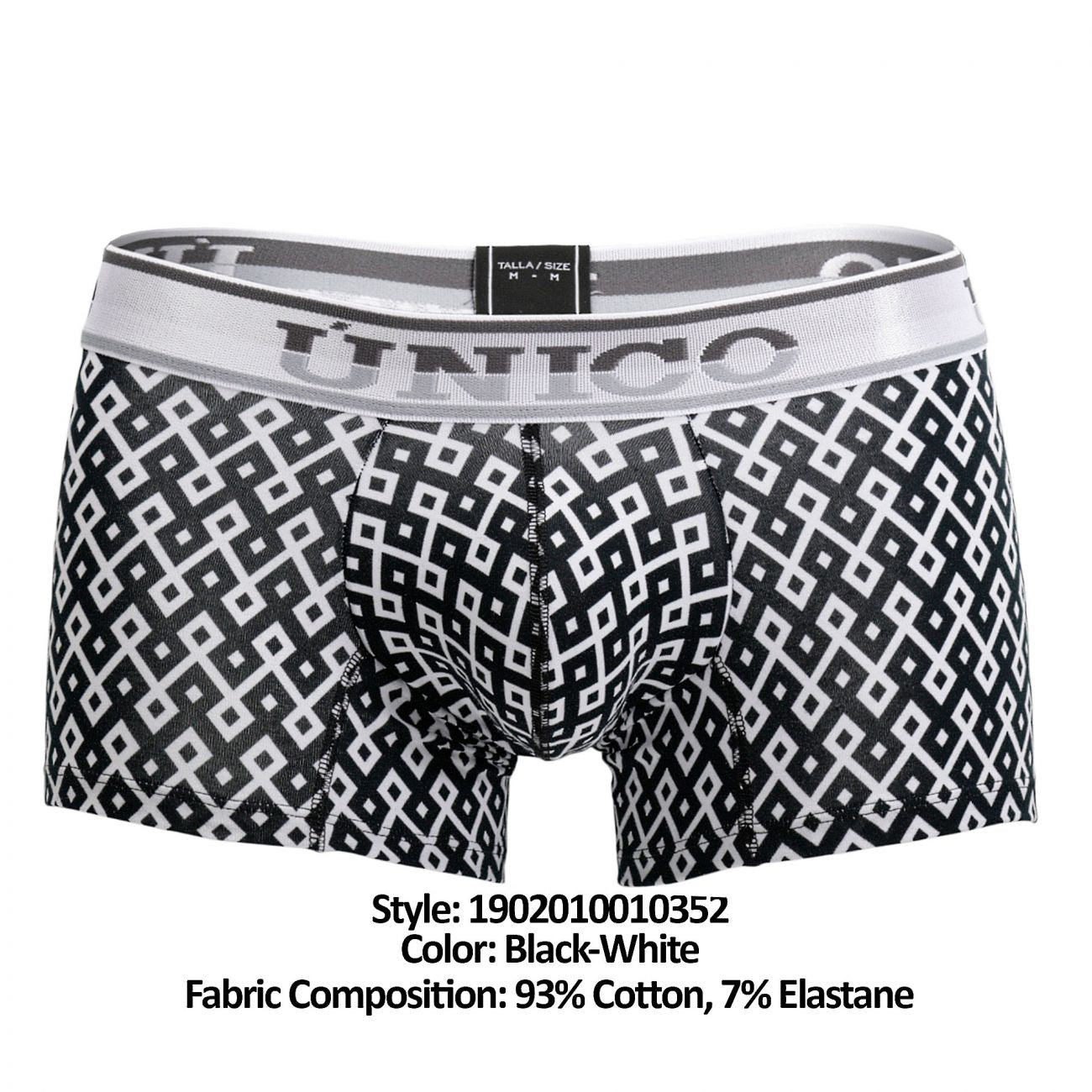 Unico 1902010010352 Trunks Realism Black-White