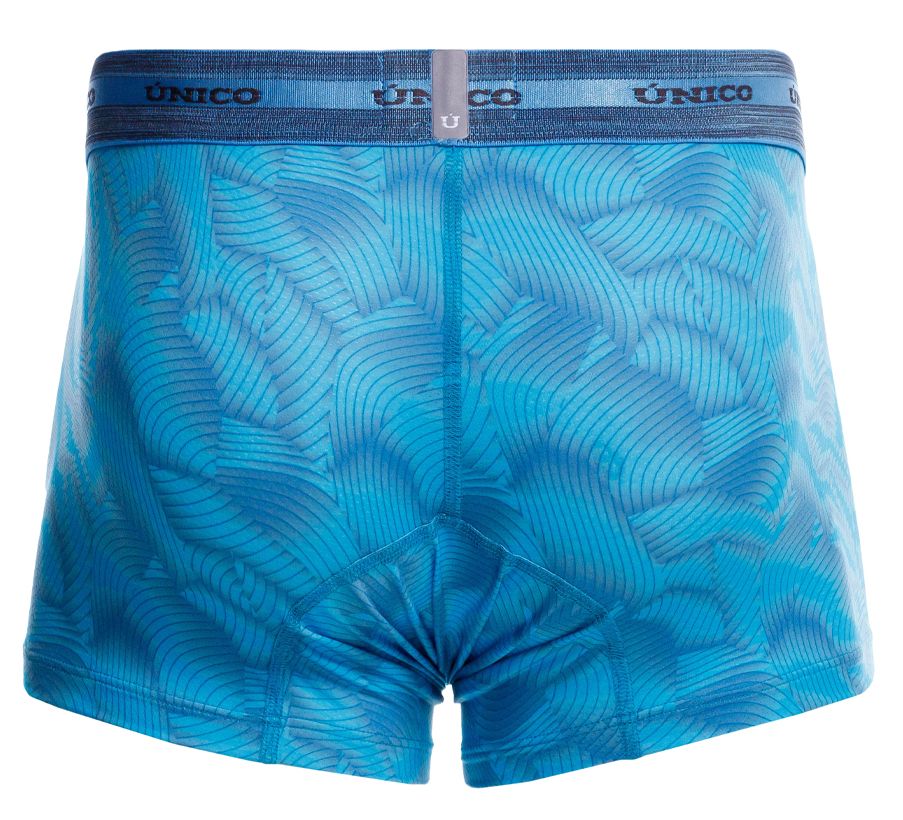 Unico 25040100101 Estraza Mens Boxer Briefs Trunks Blue
