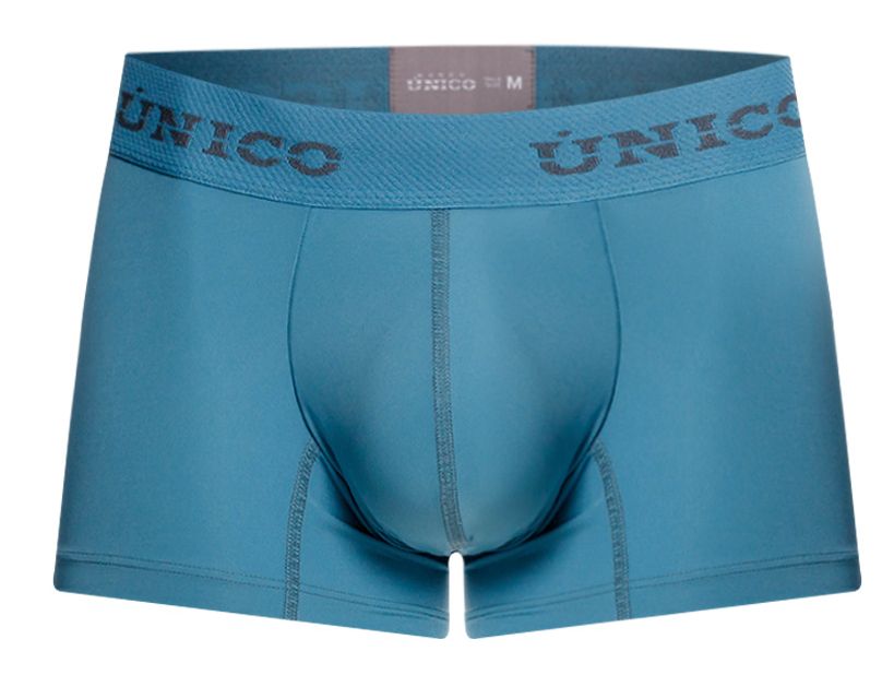 Unico 26020100118 Ventisca Mens Clean & Sleek Trunks Blue Plus Sizes