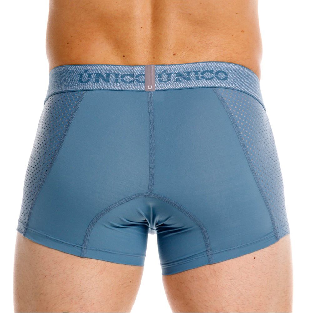 Unico 26040100127 Classic Trunks - Premium Athletic Comfort Blue Plus Sizes