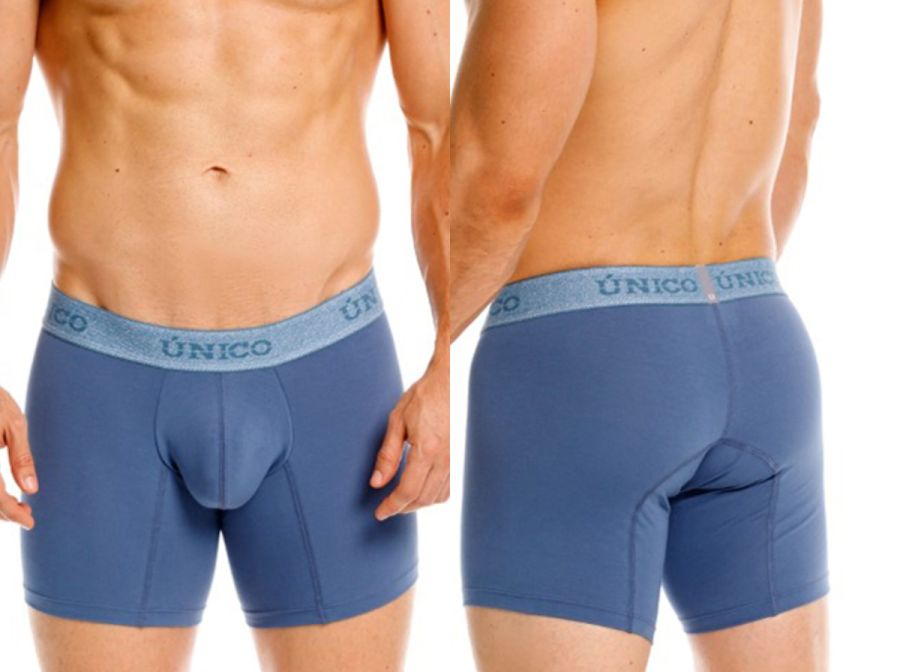 Unico 26040100217 Classic Boxer Briefs - Premium Comfort and Style Teal Plus Sizes