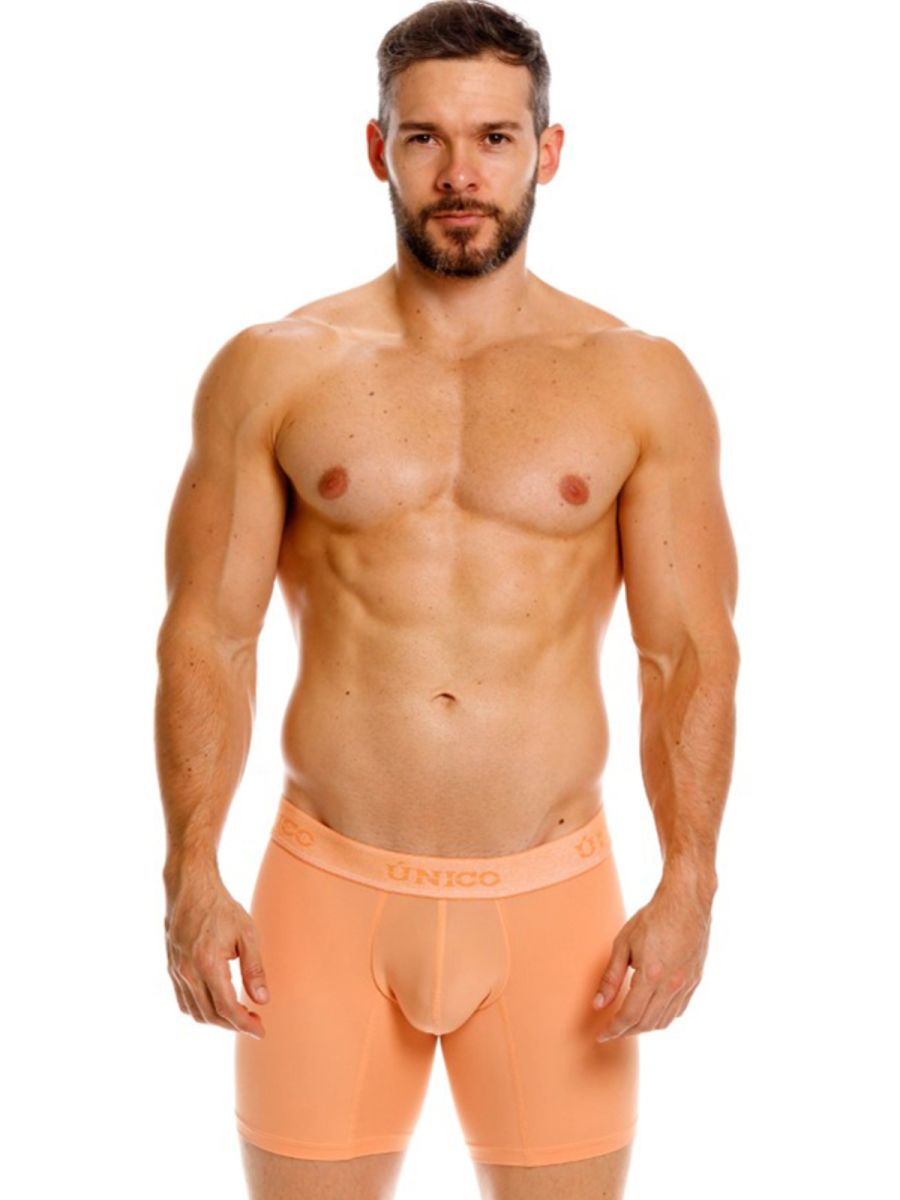 Unico 26040100222 Classic Boxer Briefs - Essential Comfort Apricot Plus Sizes