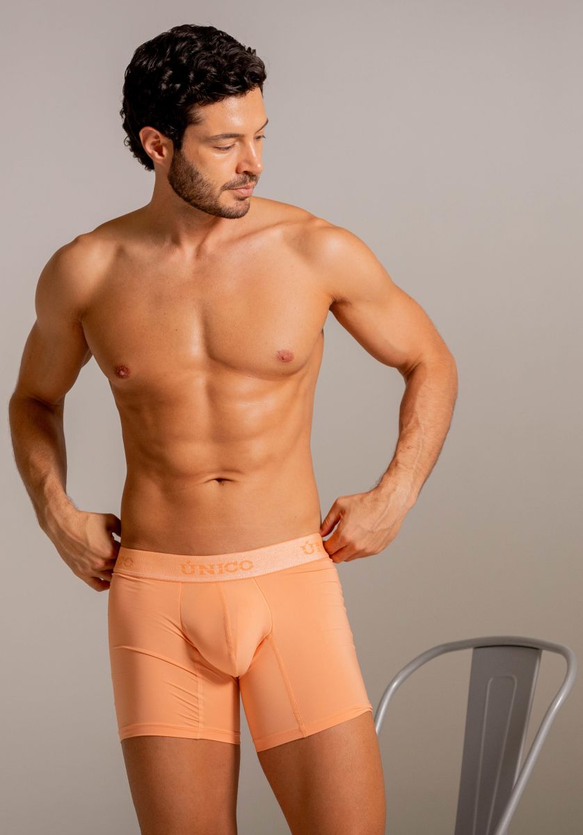 Unico 26040100222 Classic Boxer Briefs - Essential Comfort Apricot Plus Sizes