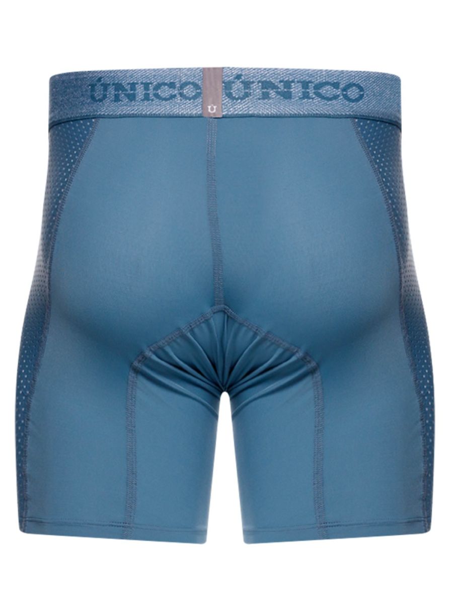 Unico 26040100227 Classic Boxer Briefs - Premium Comfort and Fit Blue Plus Sizes