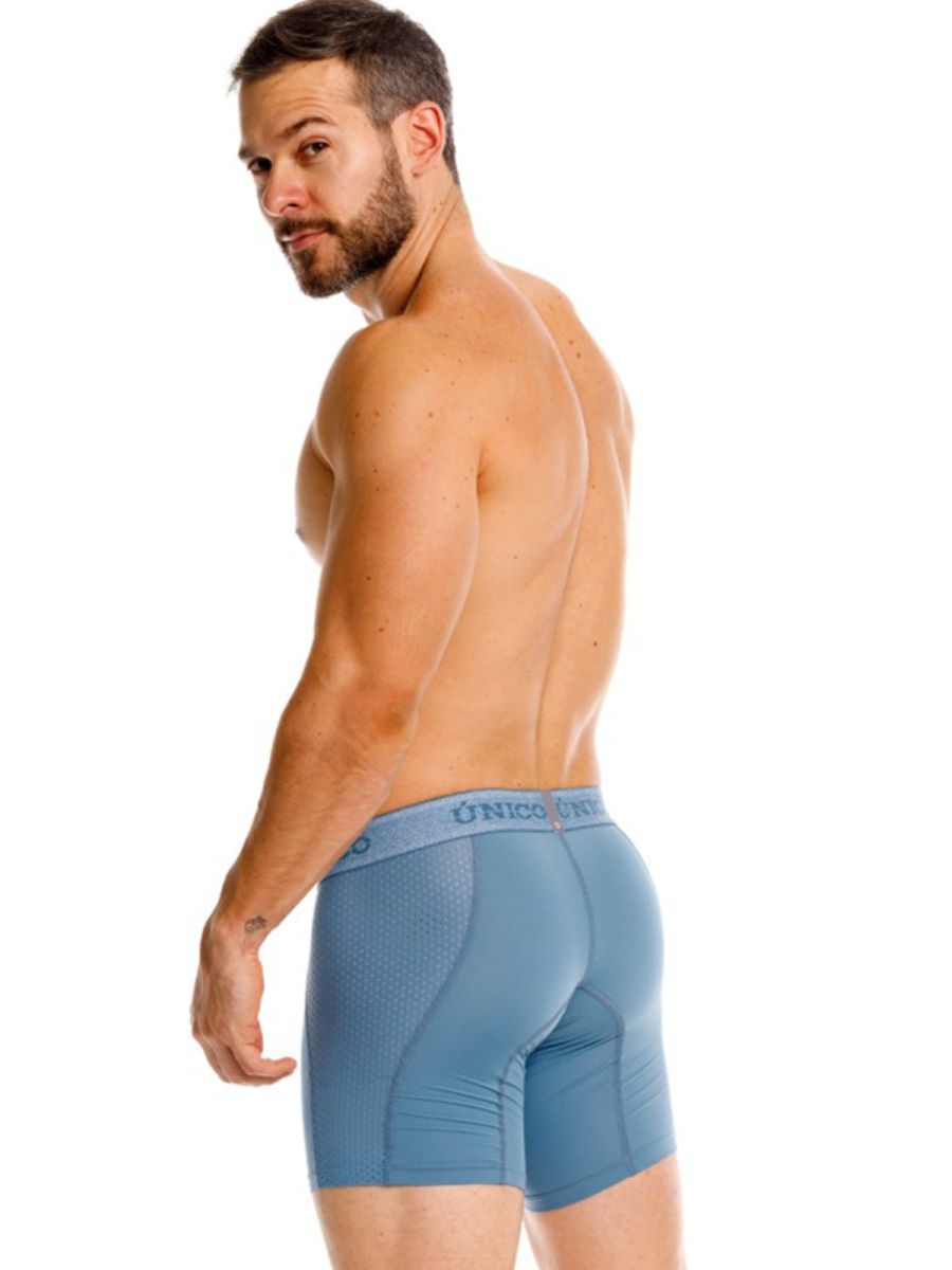 Unico 26040100227 Classic Boxer Briefs - Premium Comfort and Fit Blue Plus Sizes