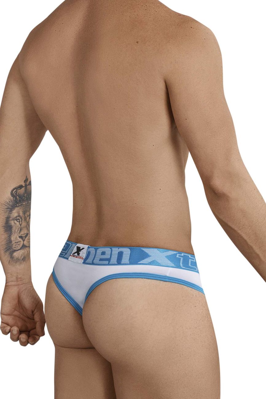Xtremen 91031-3 3PK Piping Thongs Green-White-Blue