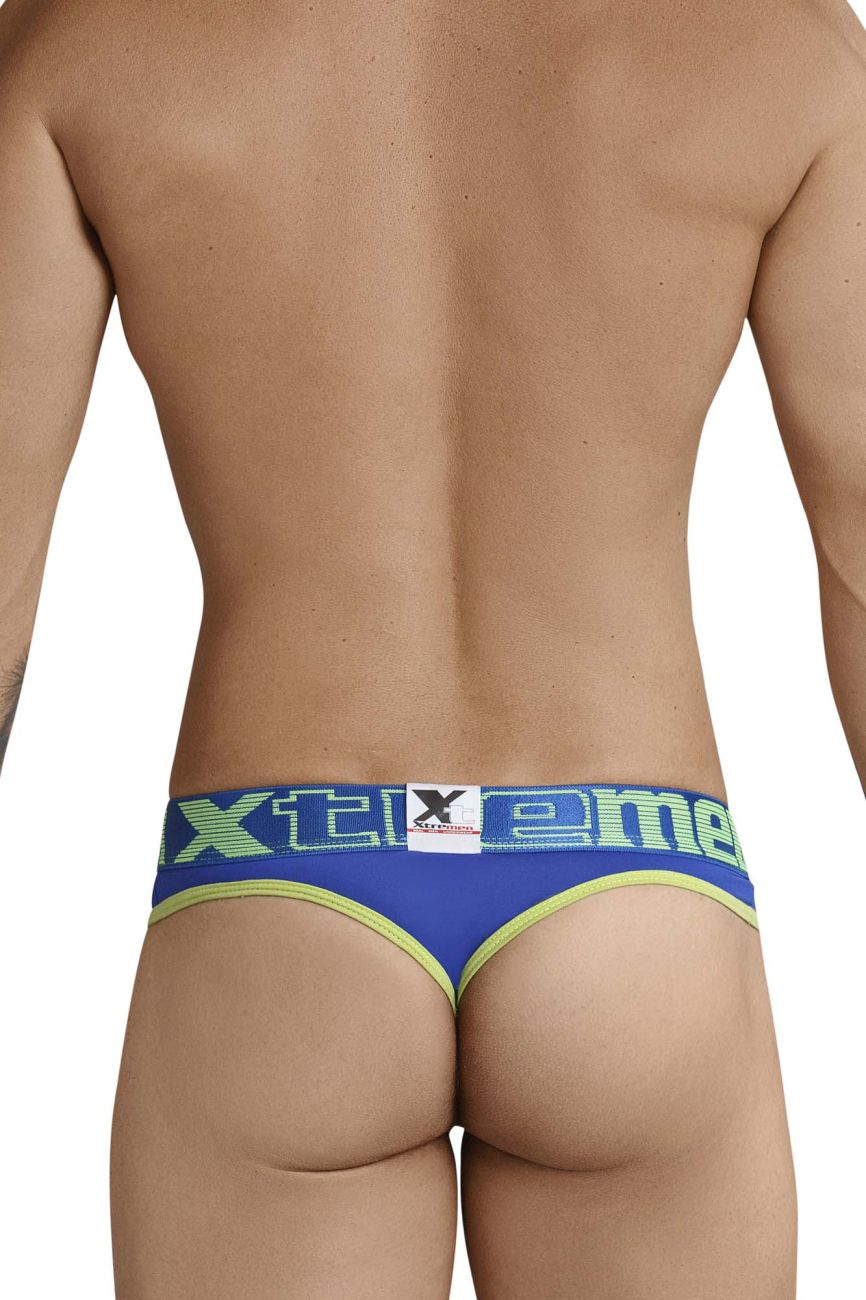 Xtremen 91031-3 3PK Piping Thongs Green-White-Blue