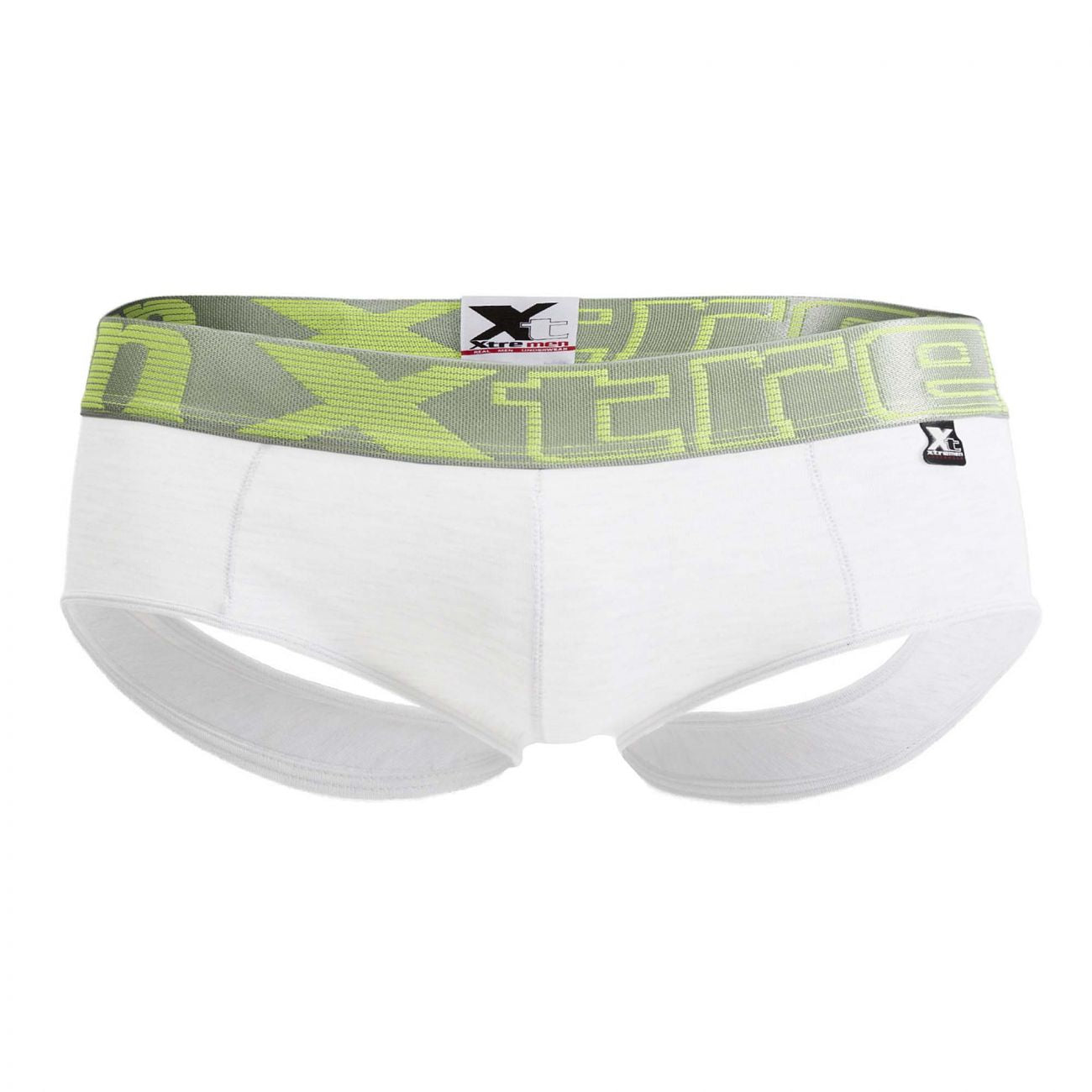 Xtremen 91032 Butt lifter Jockstrap White-Silver