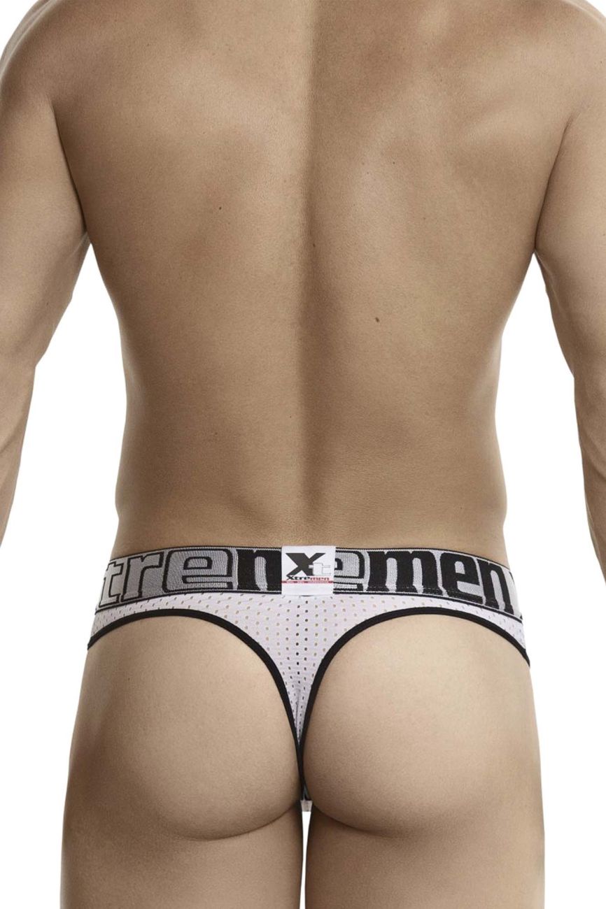 Xtremen 91036-3 3PK Thongs Black-White-Gray
