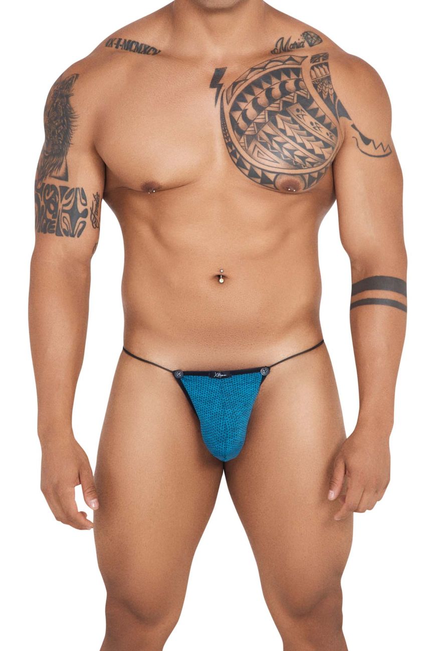 Xtremen 91132 Colorful Mesh Bikini Petrol