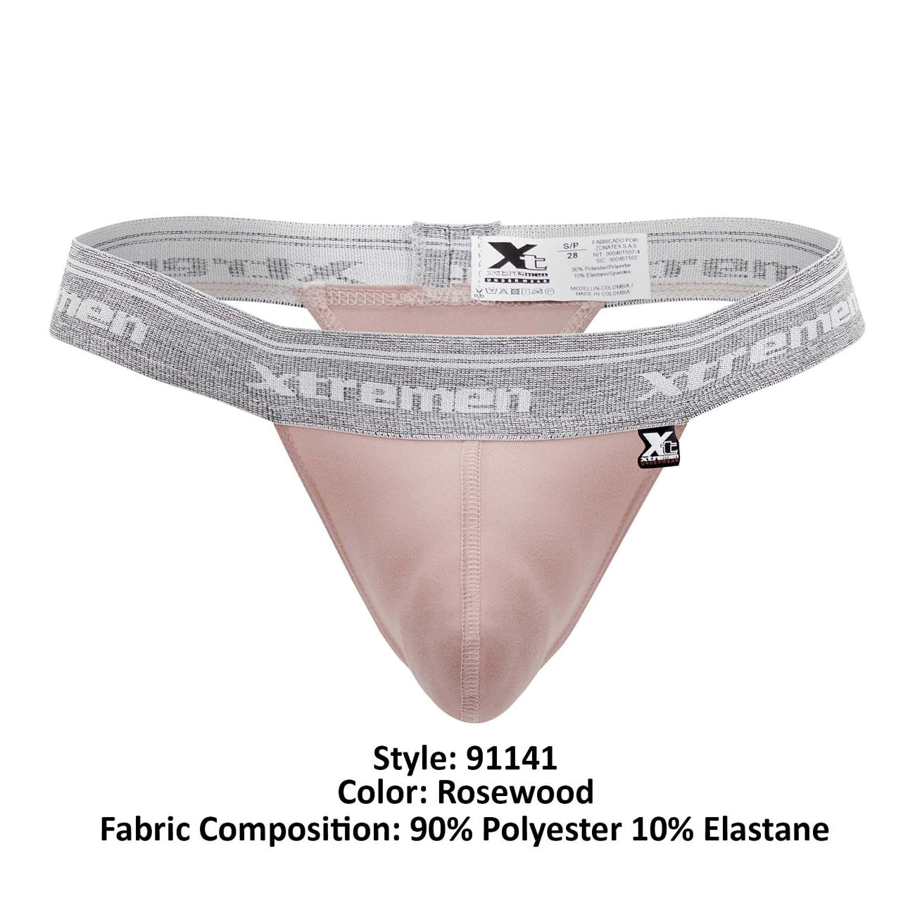 JCSTK - Xtremen 91141 Ultra-soft Thongs Rosewood