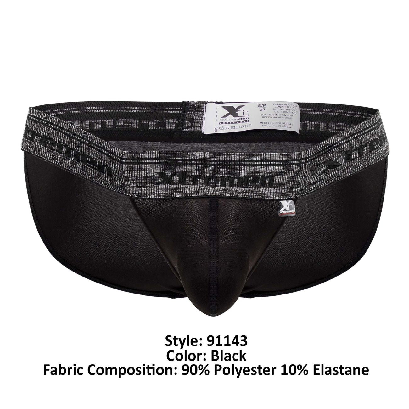 Xtremen 91143 Ultra-soft Bikini Black