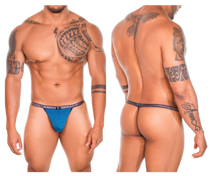 Xtremen 91144 Mesh G-String Petrol