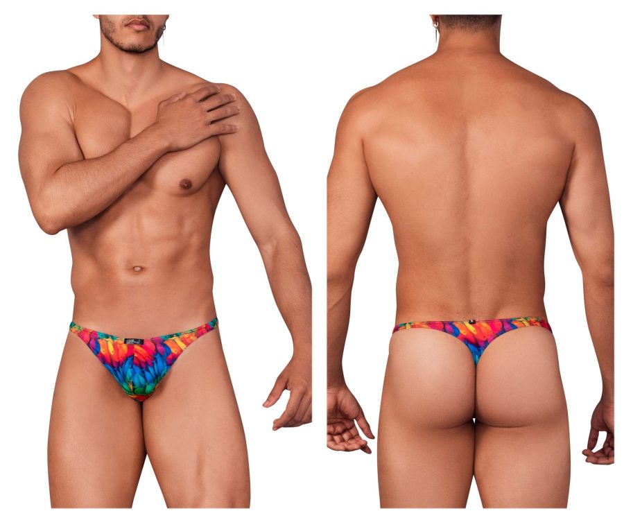 Xtremen 91146 Printed Microfiber Thongs Rainbow Prism