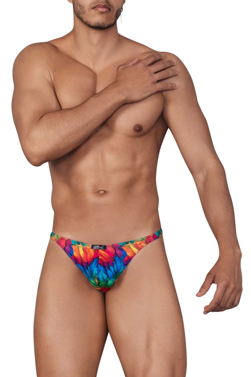 Xtremen 91146 Printed Microfiber Thongs Rainbow Prism