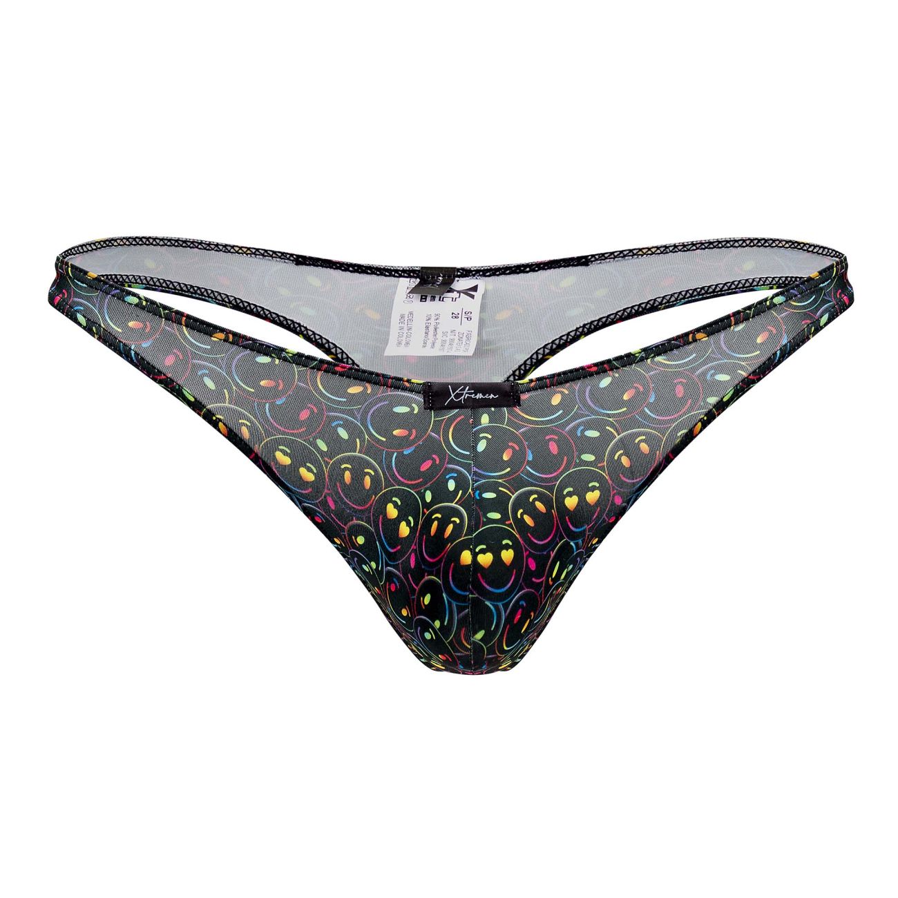 Xtremen 91146 Printed Microfiber Thongs Smiley Face