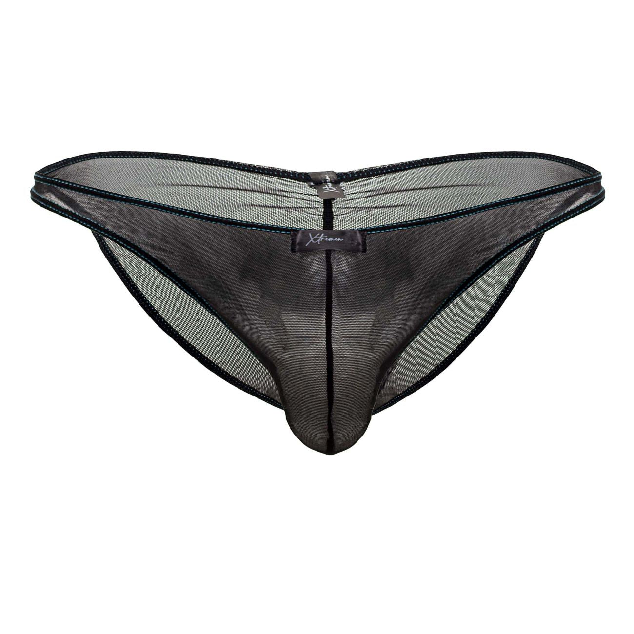 Xtremen 91187 Tulle Mesh Bikini Black