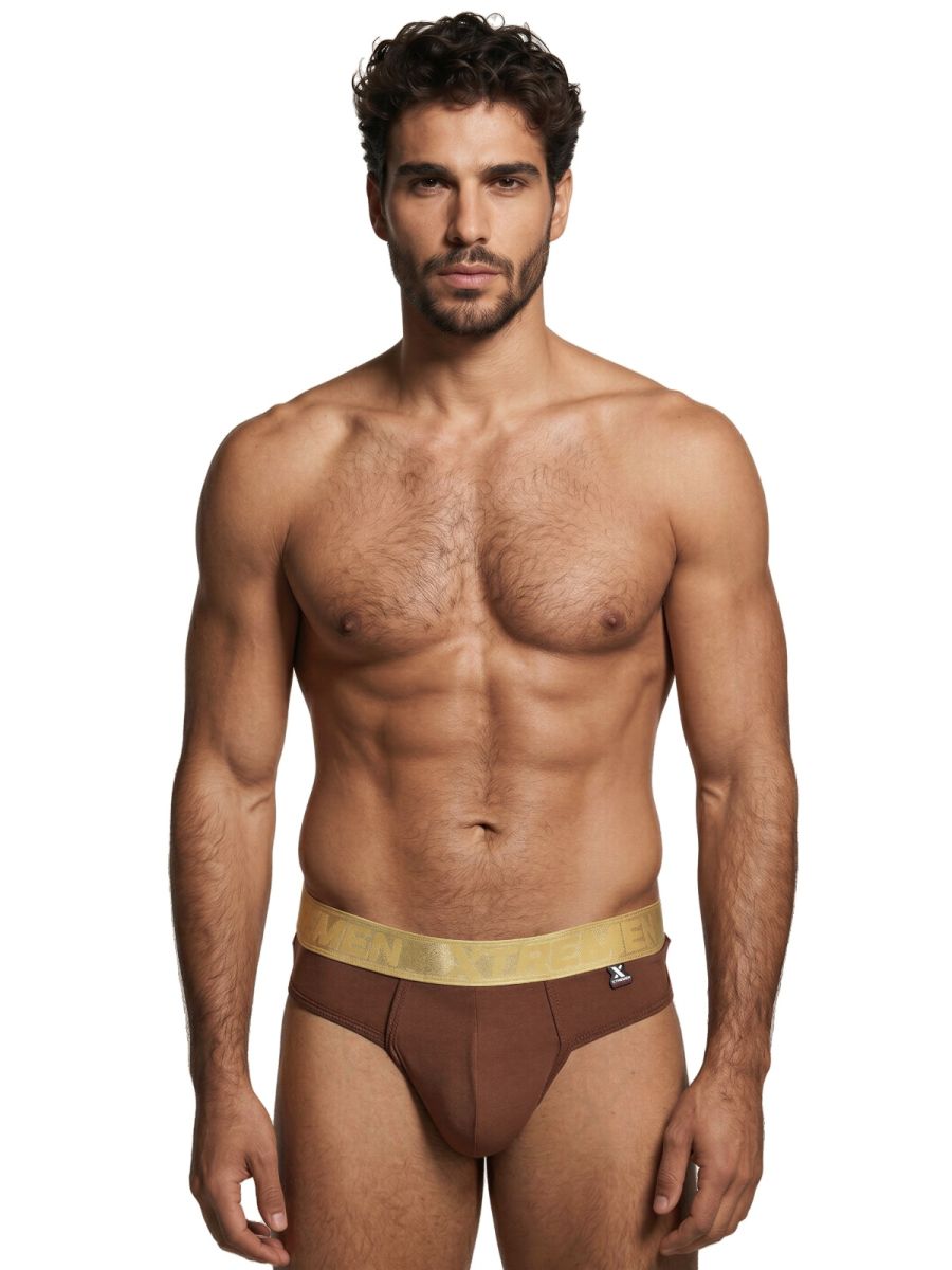 Xtremen 91253 Mens Daily Comfort Microfiber Thongs Chocolate