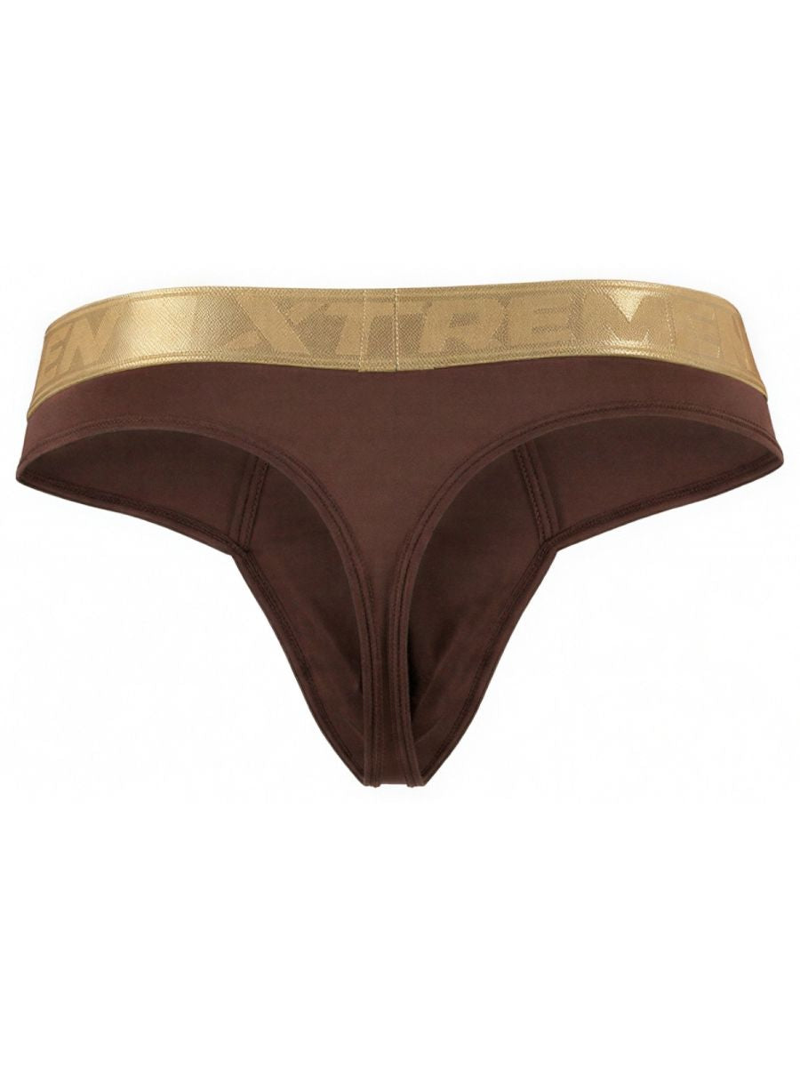 Xtremen 91253 Mens Daily Comfort Microfiber Thongs Chocolate