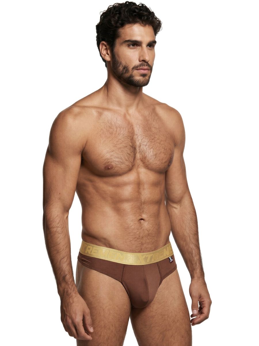 Xtremen 91253 Mens Daily Comfort Microfiber Thongs Chocolate