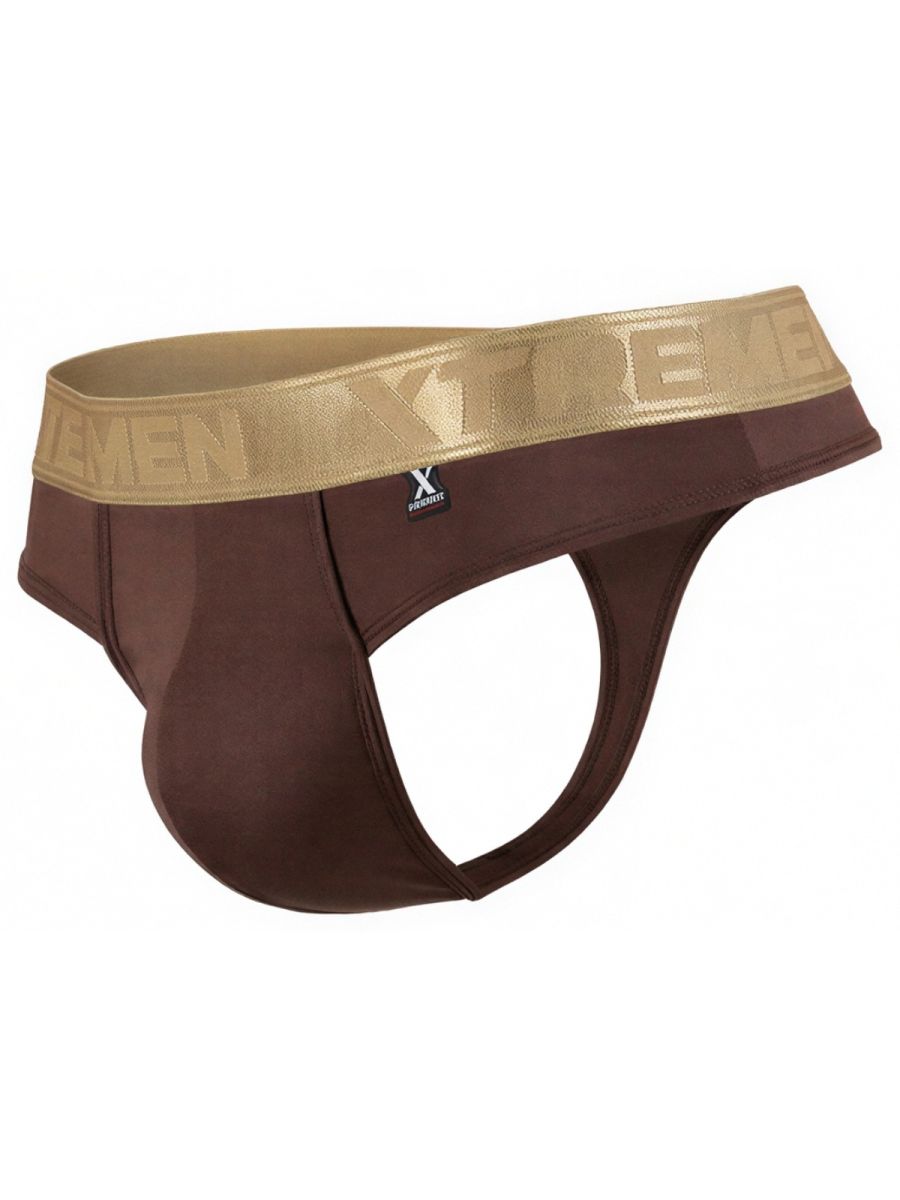 Xtremen 91253 Mens Daily Comfort Microfiber Thongs Chocolate
