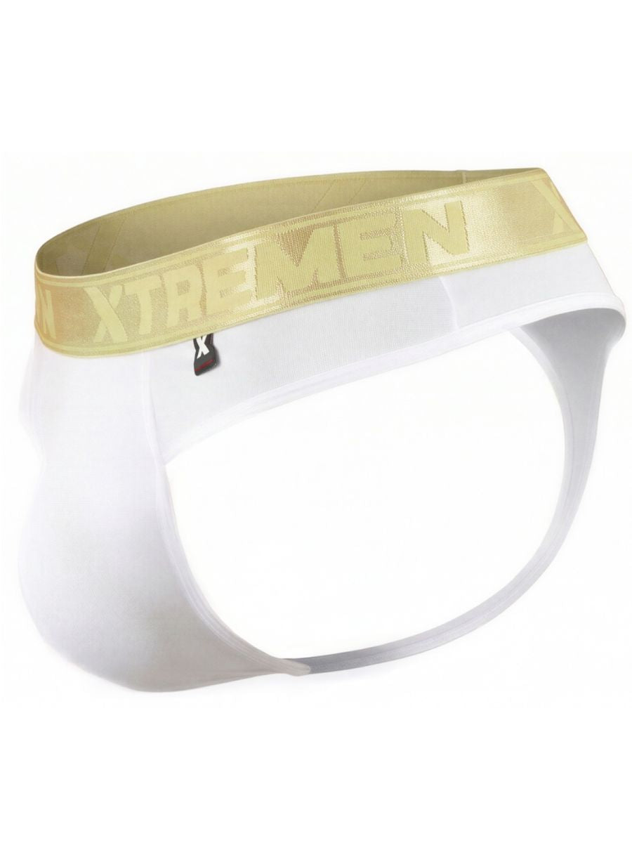 Xtremen 91253 Mens Daily Comfort Microfiber Thongs White