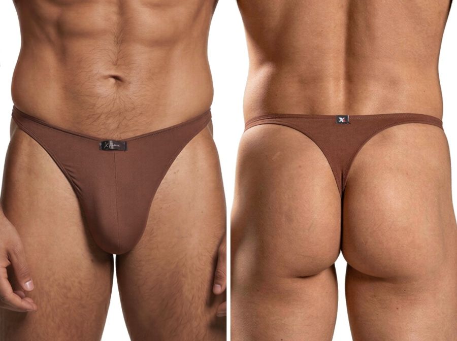 Xtremen 91254 Mens Soft & Comfortable Microfiber Thongs Chocolate