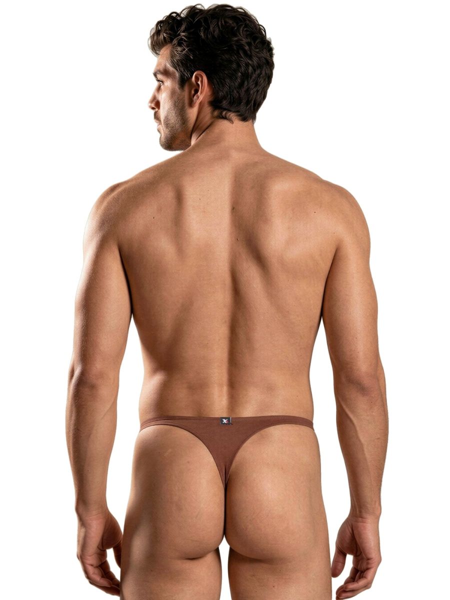 Xtremen 91254 Mens Soft & Comfortable Microfiber Thongs Chocolate