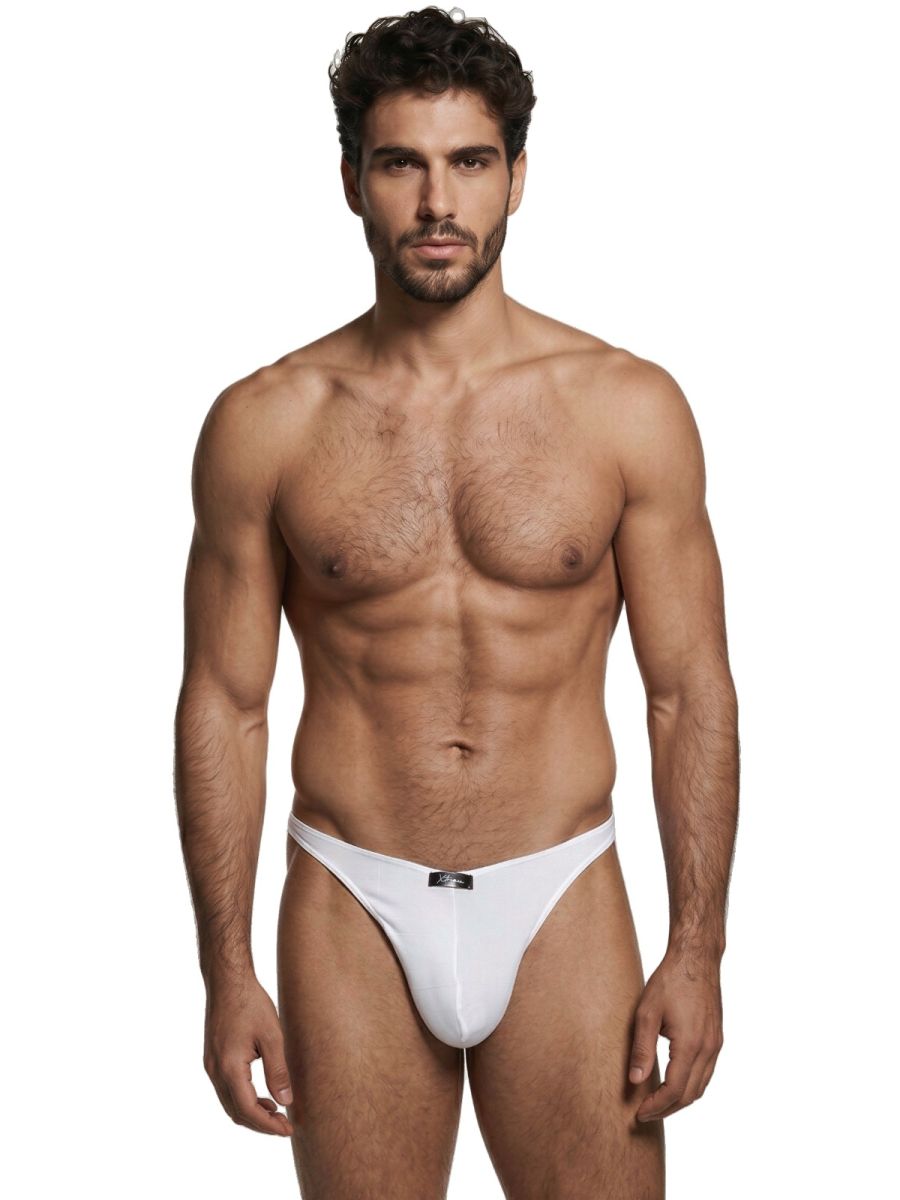 Xtremen 91254 Mens Soft & Comfortable Microfiber Thongs White
