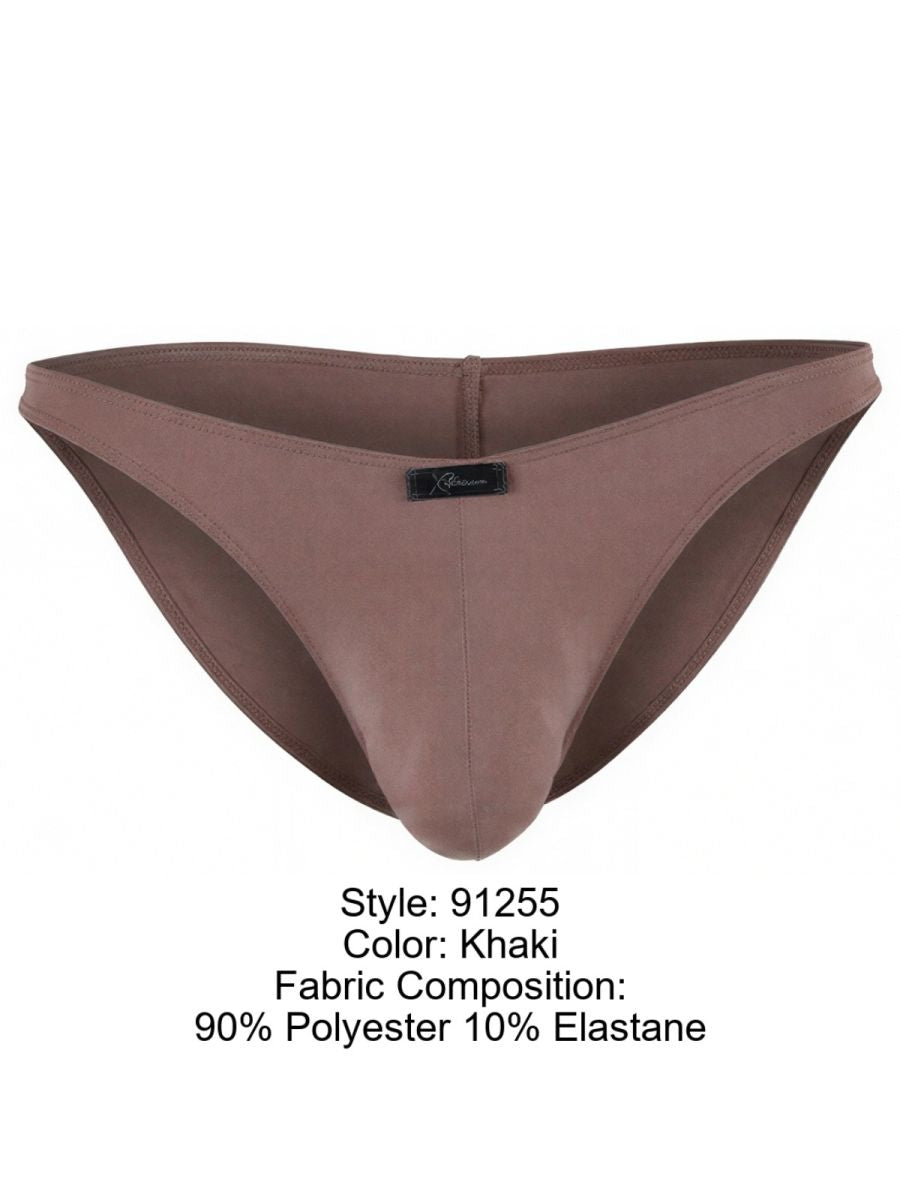 Xtremen 91255 Male Soft and Comfortable Microfiber Bikini Brief Khaki