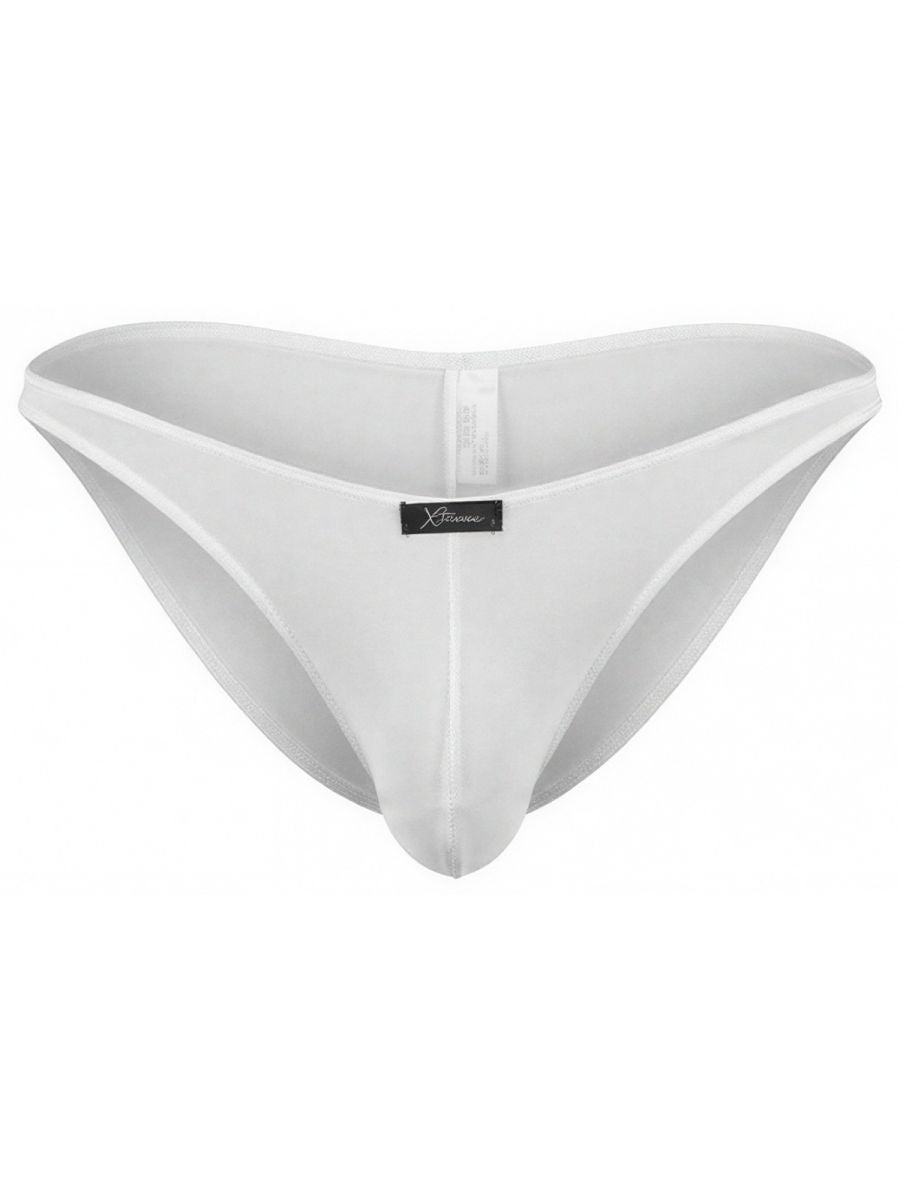 Xtremen 91255 Male Soft and Comfortable Microfiber Bikini Brief White