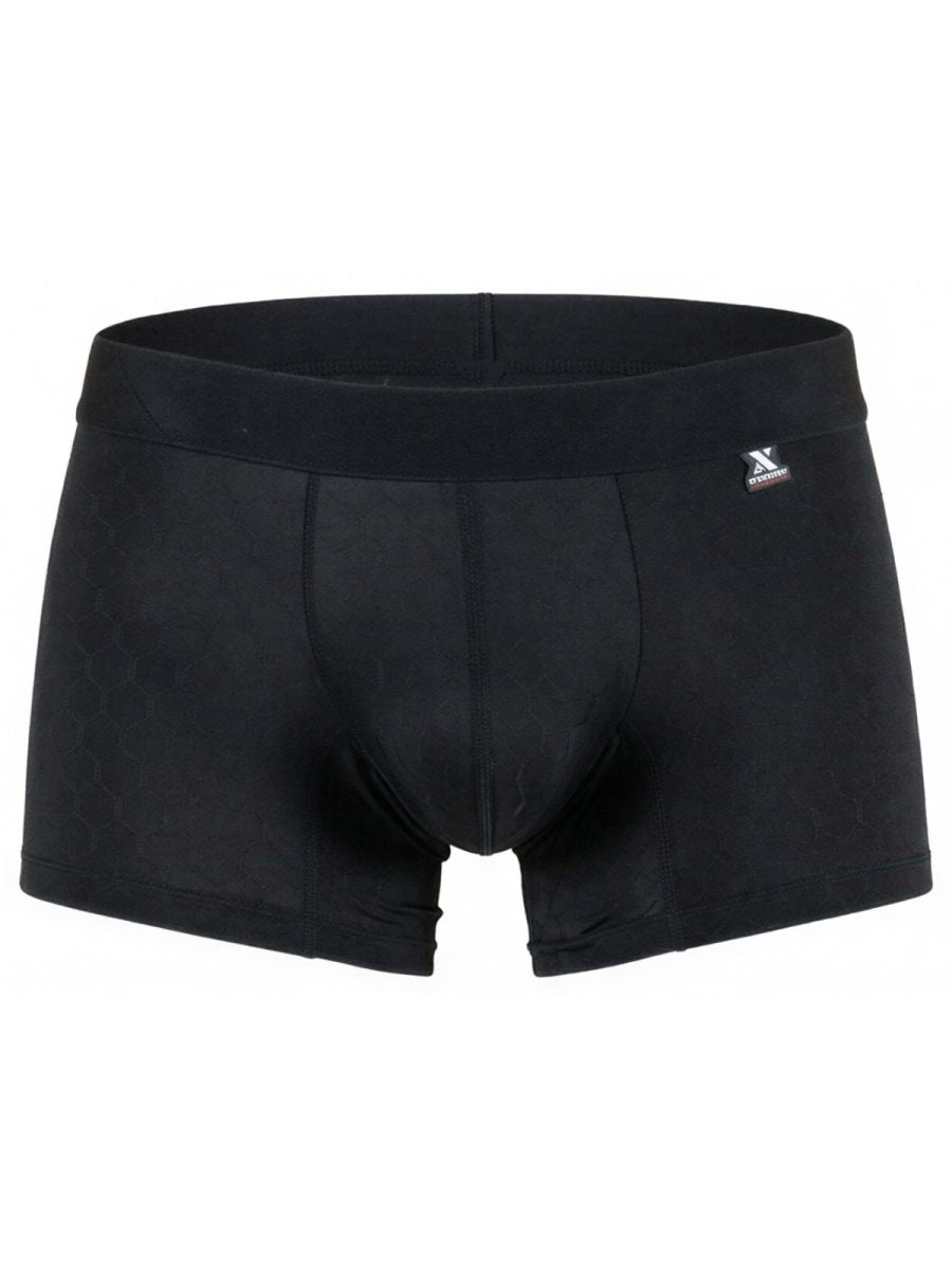 Xtremen 91256 Mens Soft & Comfortable Microfiber Boxer Briefs Black