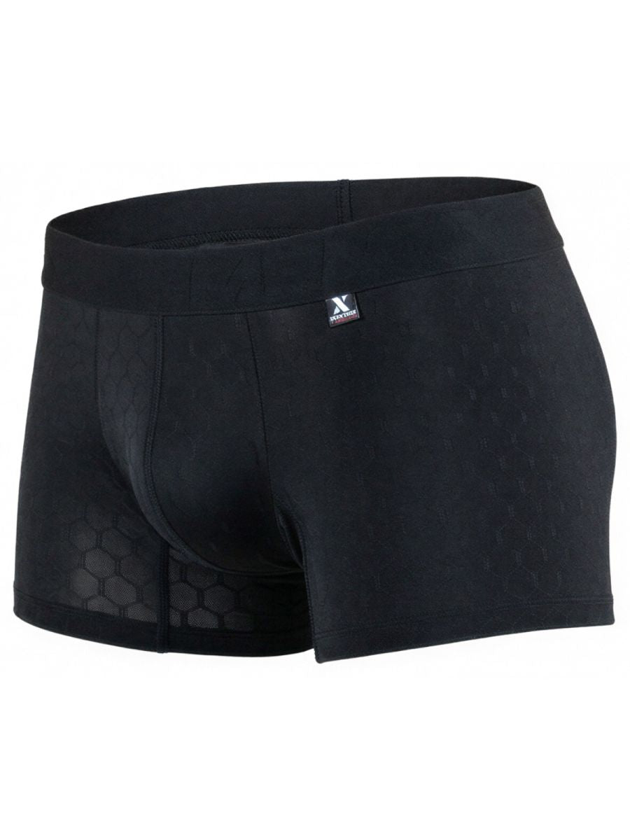 Xtremen 91256 Mens Soft & Comfortable Microfiber Boxer Briefs Black