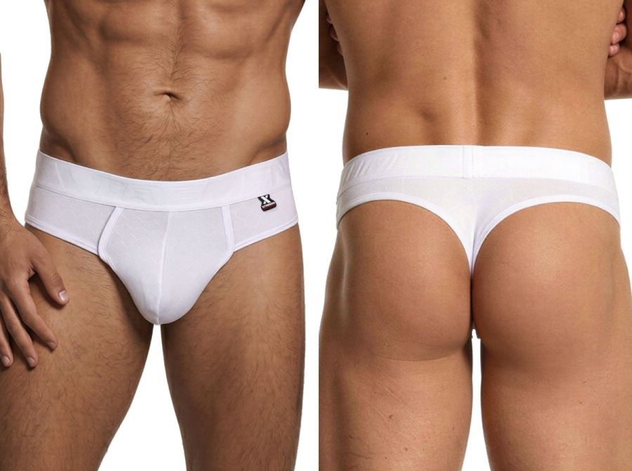 Xtremen 91257 Mens Soft & Comforatable Microfiber Thongs White