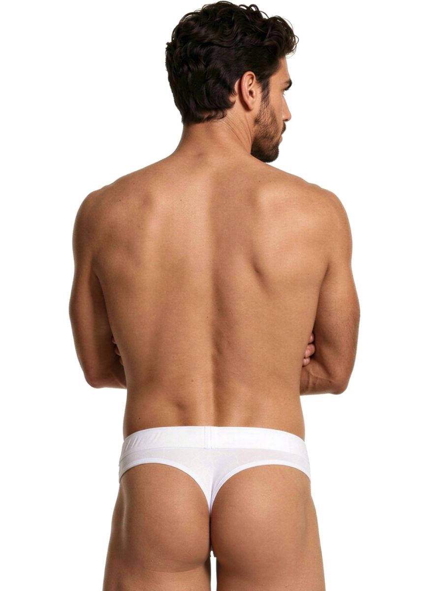 Xtremen 91257 Mens Soft & Comforatable Microfiber Thongs White